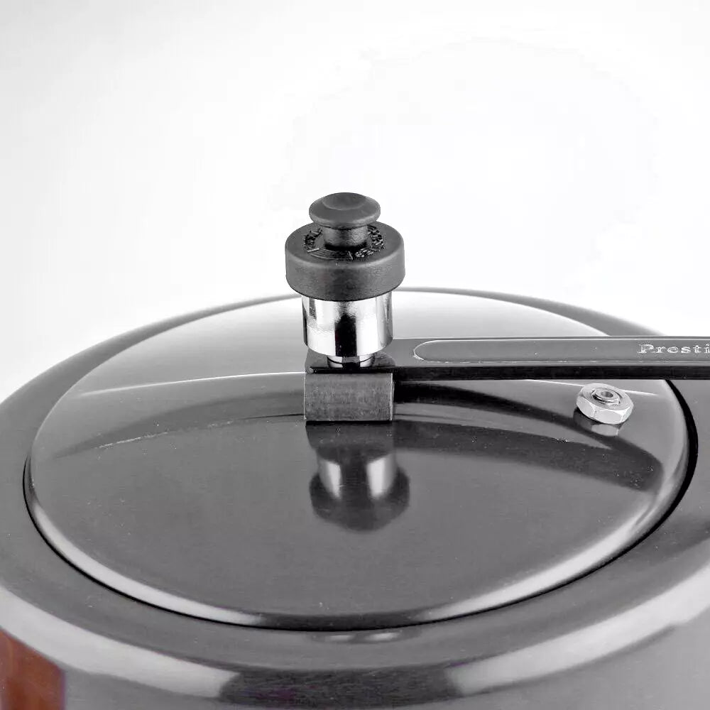 Prestige Nakshatra Plus Aluminium Inner Lid Pressure Cooker 5 Litres Black