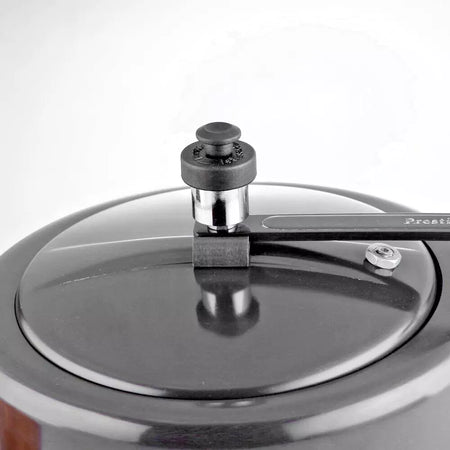 Prestige Nakshatra Plus Aluminium Inner Lid Pressure Cooker 5 Litres Black