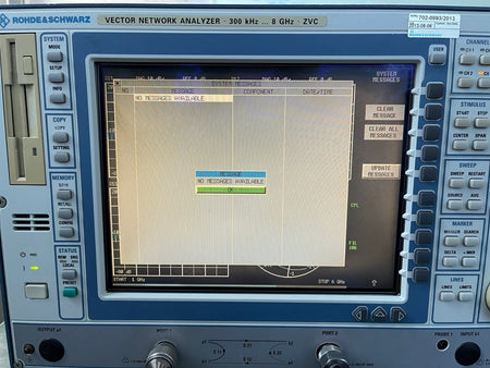 Rohde &amp; Schwarz ZVC Vector Network Analyzer 300kHz- 8GHz , 2 ports