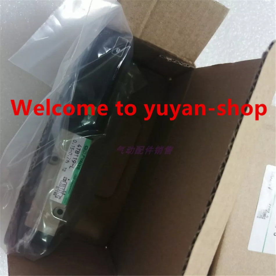 1pc NEW For CKD N4TB119-00-L-3 4TB119-L DC24V Solenoid Valve