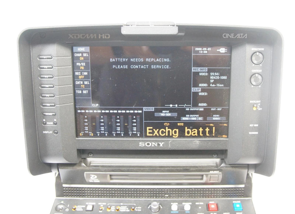 Sony PDW-HR1 XDCAM Professional Disc Field Recorder