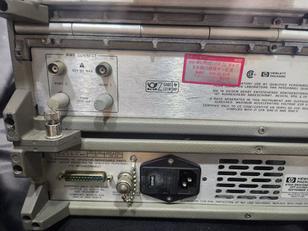HP/Agilent 8703A 1550nm 130 MHz-20GHz Lightwave Analyzer (0354)