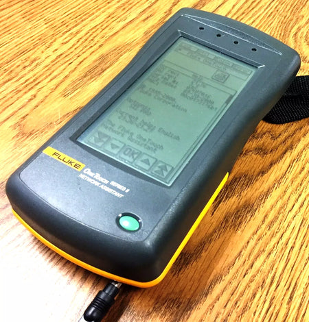 Fluke OneTouch Series II 10/100 Network Assistant with Battery & Power Adapter