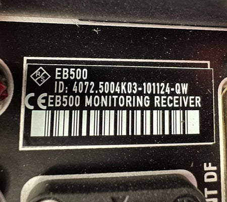 Rohde and Schwarz EB500 Monitoring Receiver 20 MHz to 3.6 GHz