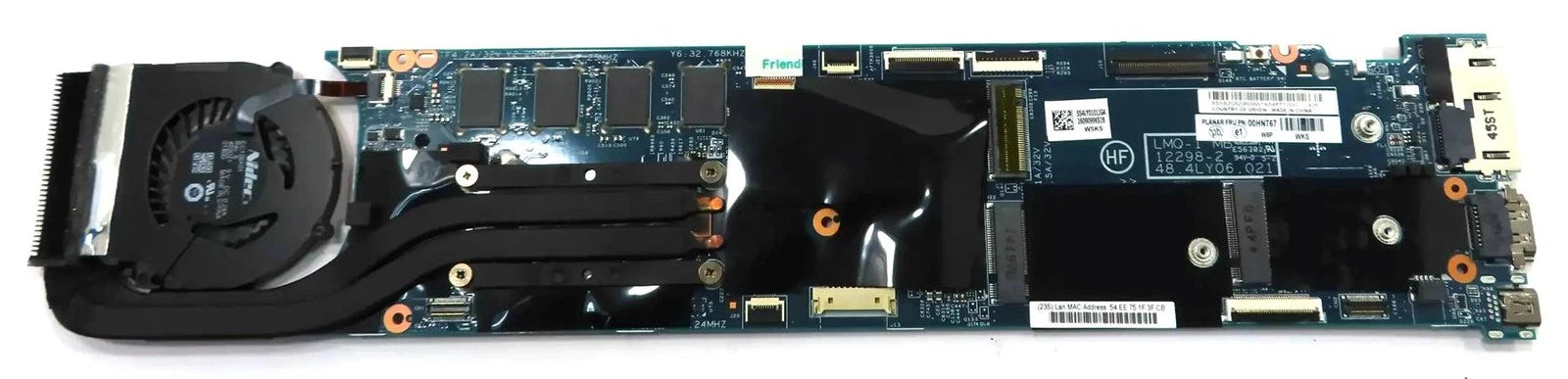 Lenovo ThinkPad X1 Carbon 2nd Gen Motherboard Intel i5-4300U 8GB 00HN767