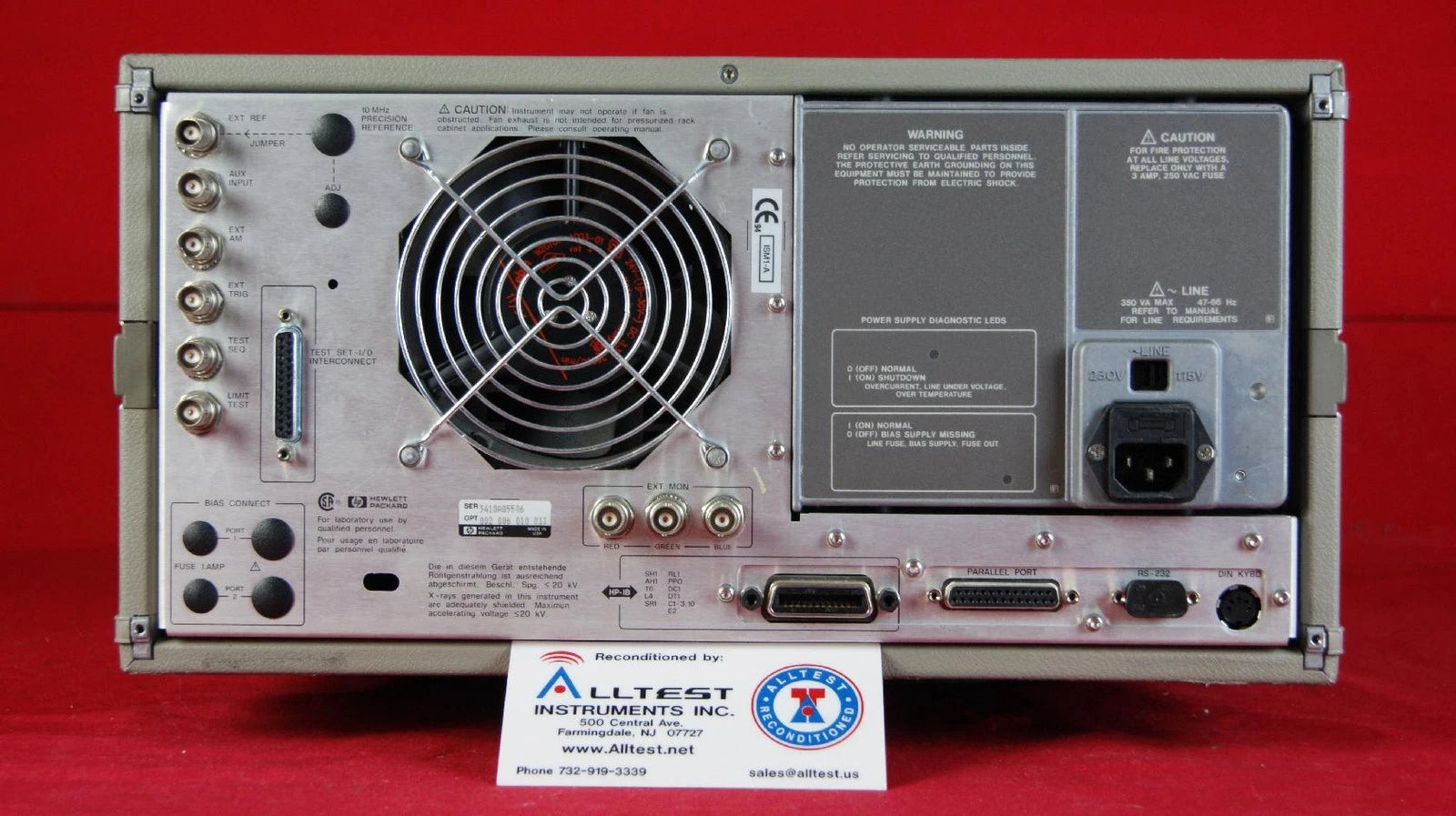 HP Agilent 8753D-002-010-011 RF Network Analyzer