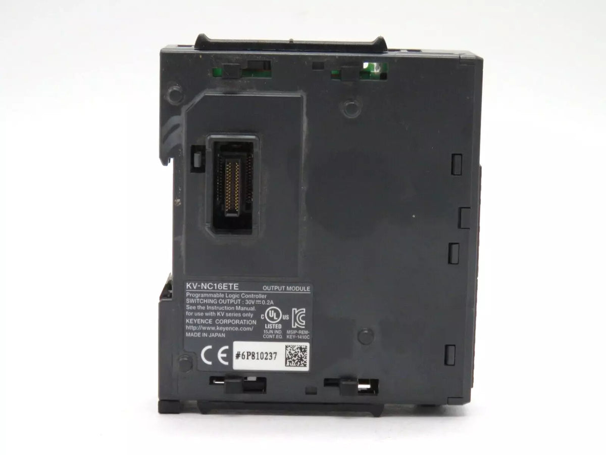 Keyence KV-NC16ETE PLC Expansion Output Module Unit 16