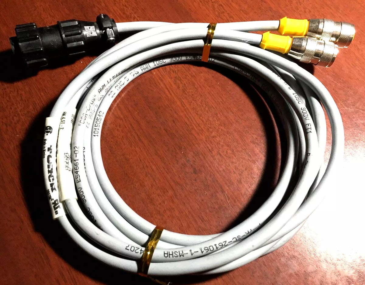 Turck RK-4.5T-2 5 Pole M12 Female with 206429-1 TE Connectivity