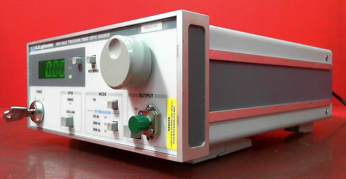 ILX Lightwave MPS-8033 80331342 Precision Fiber Optic Source