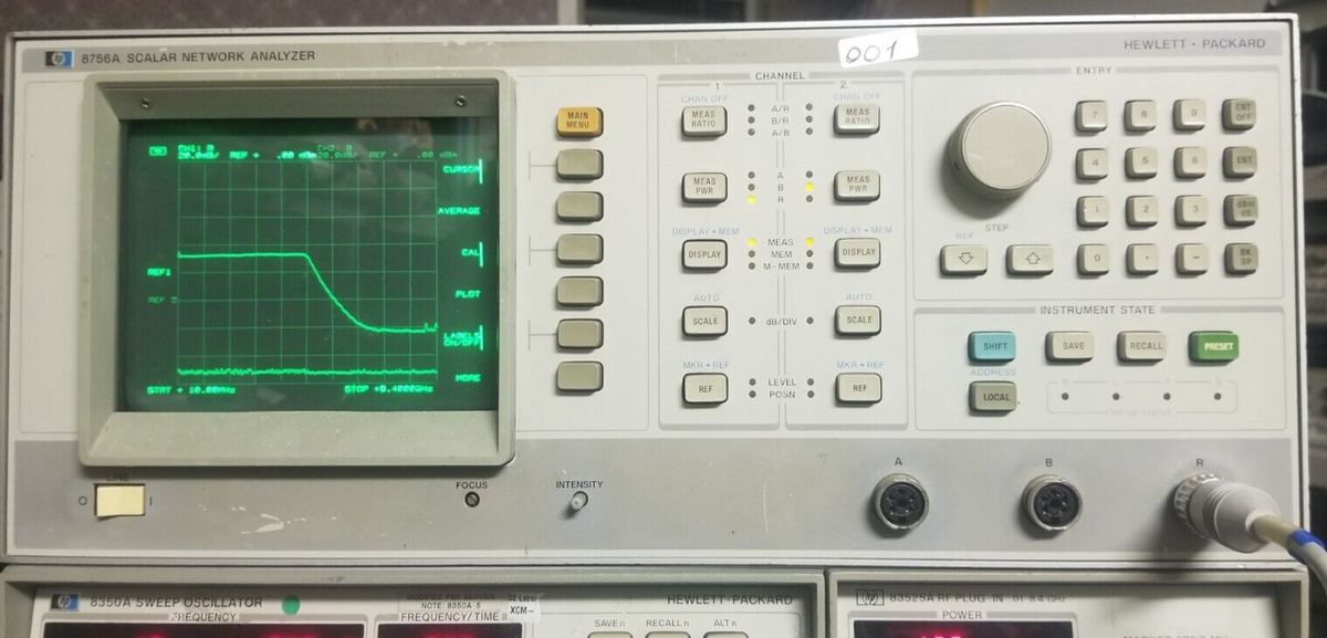 HP8756A Scalar Network Analyzer