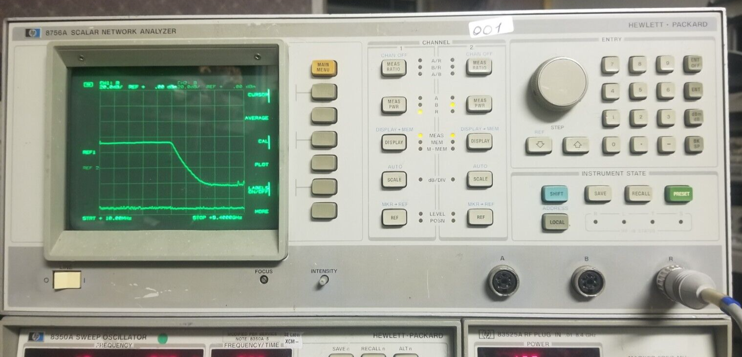 HP8756A Scalar Network Analyzer
