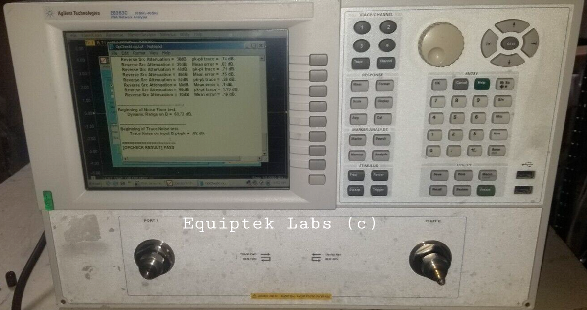 Agilent E8363C 40 GHz Vector Network Analyzer
