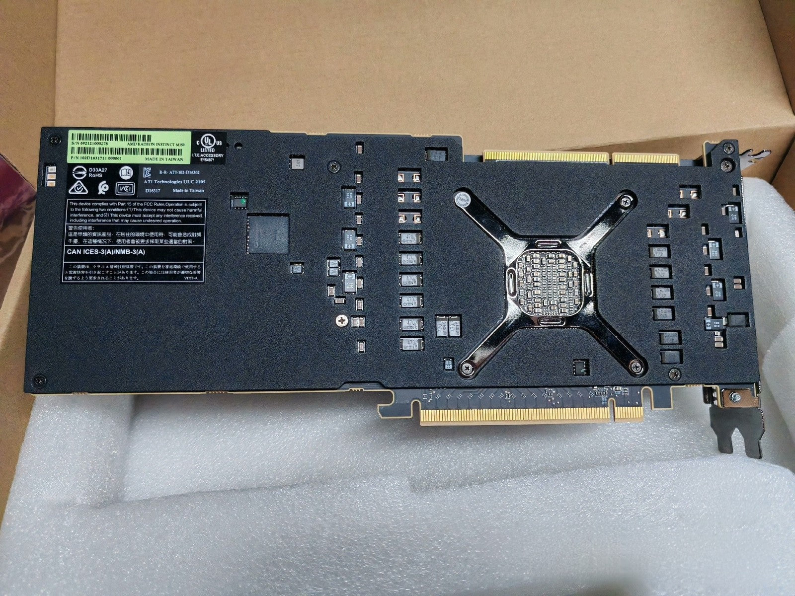 AMD MI50 32GB Computing Graphics Card