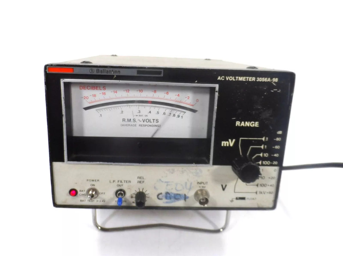 Ballantine AC Voltmeter 3056A-98 - High-Quality Voltage Measurement Tool