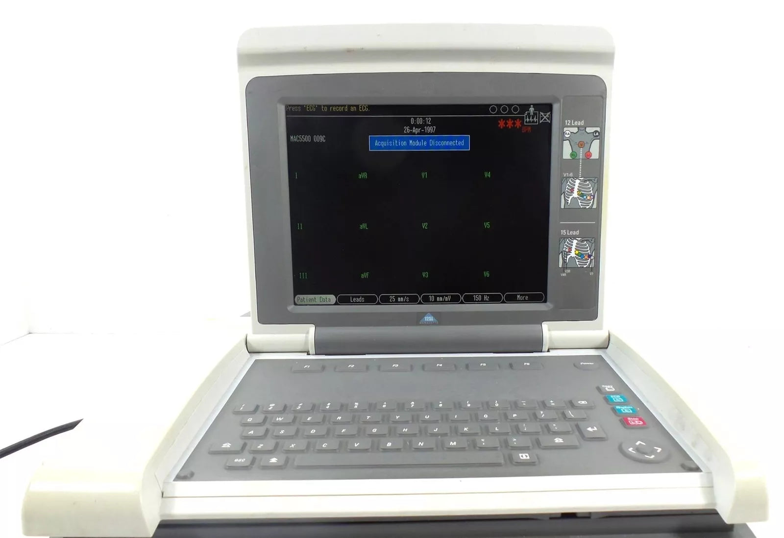 GE MAC 5500 Colour Patient Cardiac ECG Electrocardiograph