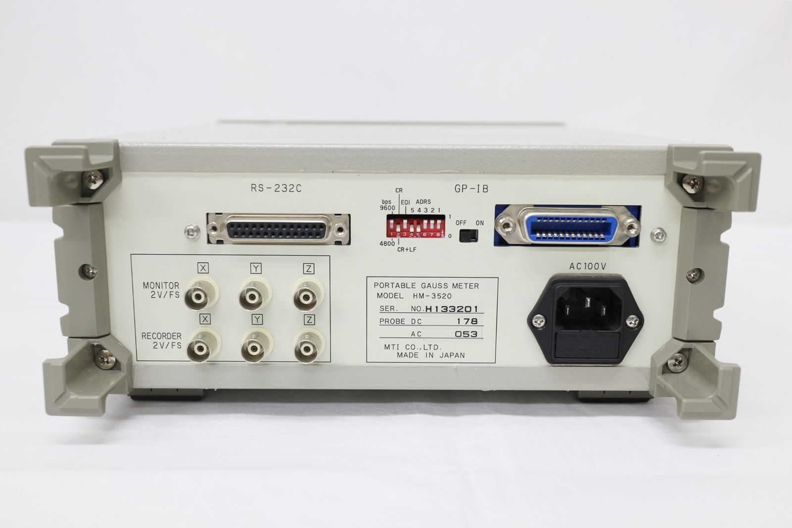 HM-3520 Three-Axis Magnetic Field Measurement System by MTI