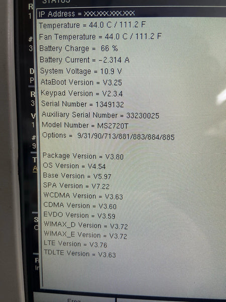 Anritsu Handheld Spectrum Analyzer Master MS2720T Portable with Excellent Calibration and Options