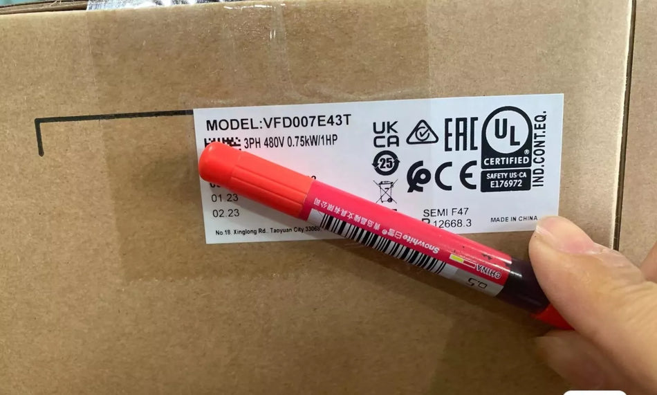 1PC for Delta VFD007E43T new VFD007E43T