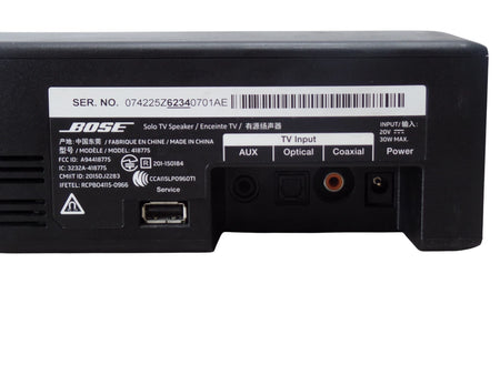 Bose Solo TV Sound System Soundbar - Model: 418775 - Free Shipping.