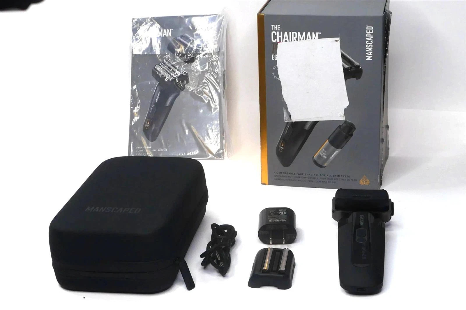 Manscaped The Chairman Pro Essentials Kit Foil Face Shaver - Free Shipping