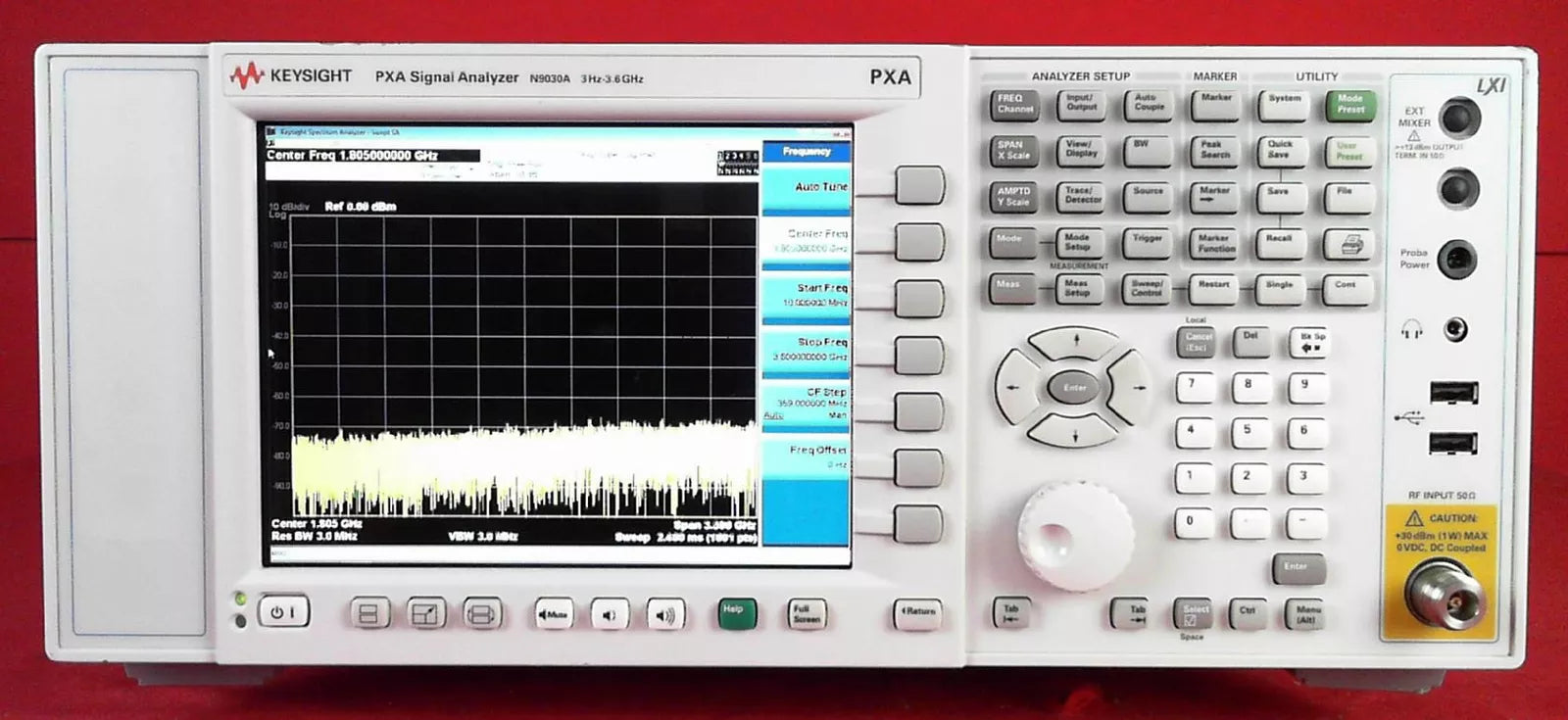 Agilent - Keysight N9030A PXA 3.6 GHz Signal Analyzer with 0125 Options