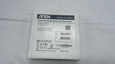 ATEN Display Port USB KVM Adapter with Smart Card Reader