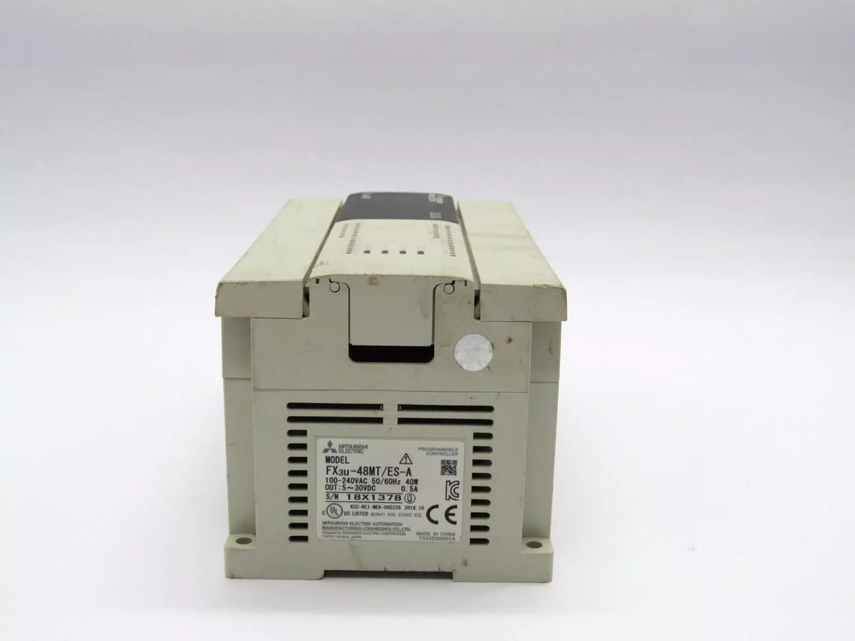 Mitsubishi FX3U-48M Base Programmable Controller 100-240 VAC