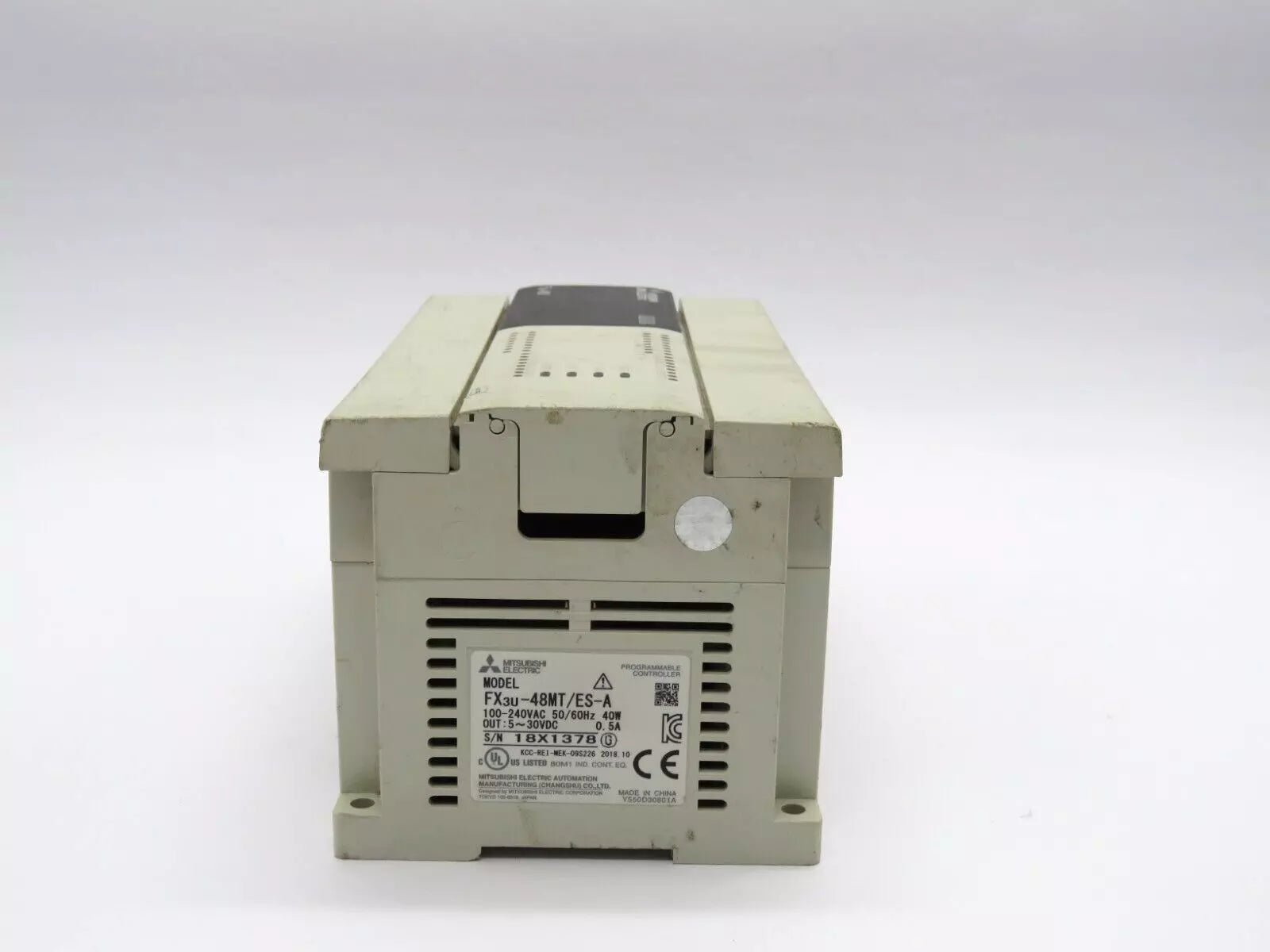 Mitsubishi FX3U-48M Base Programmable Controller 100-240 VAC
