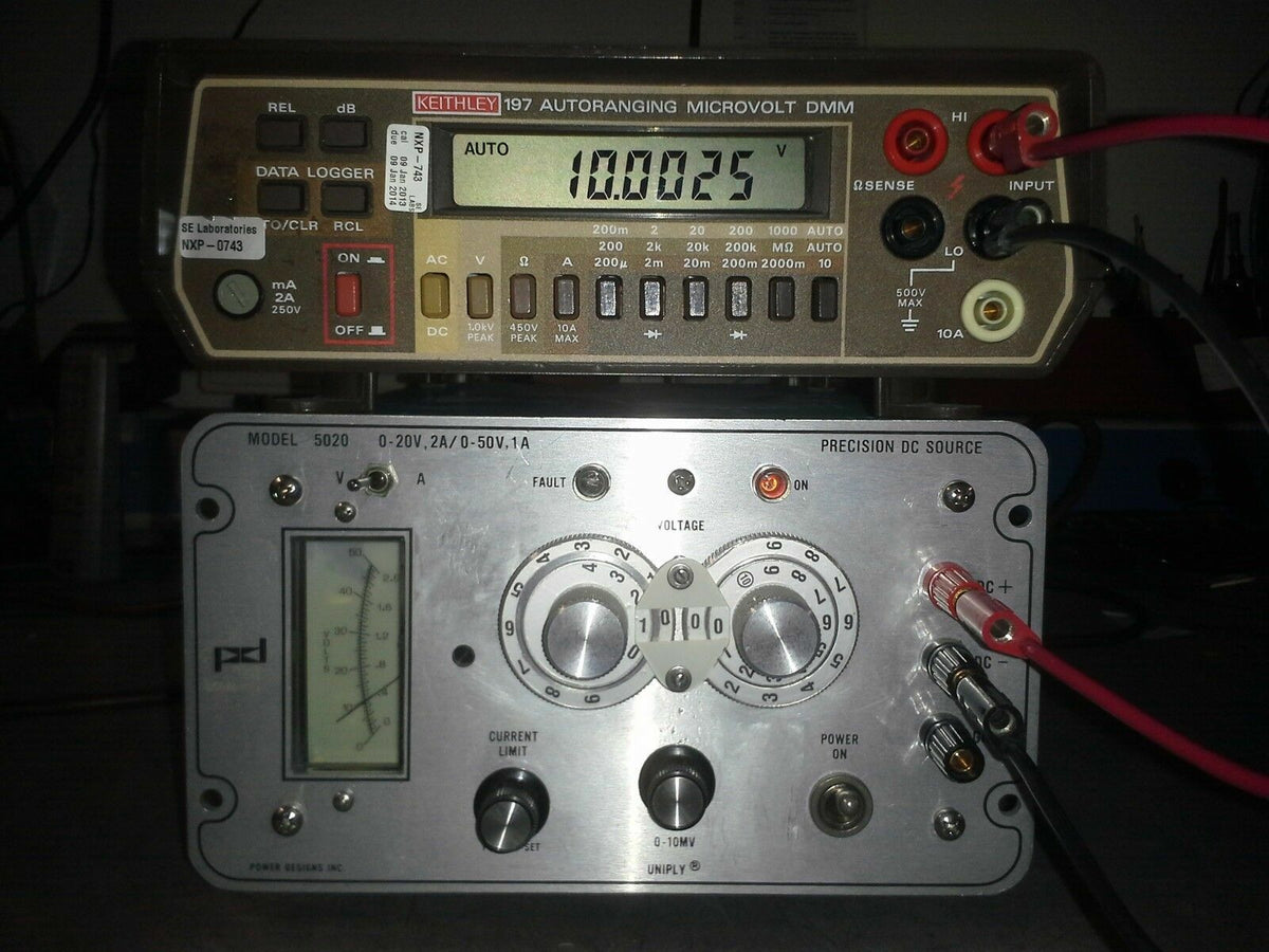 Precision DC Power Supply 0-50V 0-2A