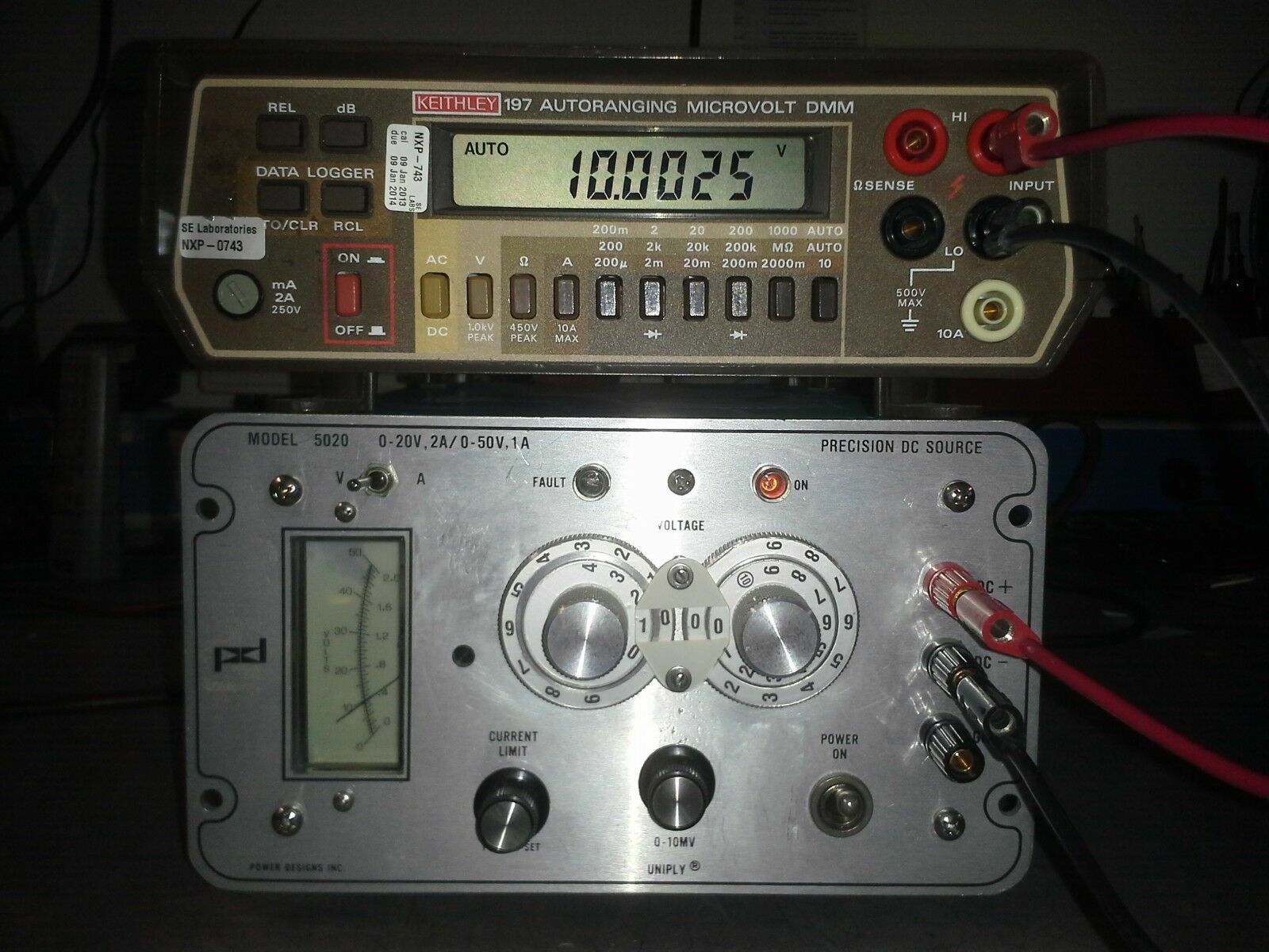 Precision DC Power Supply 0-50V 0-2A