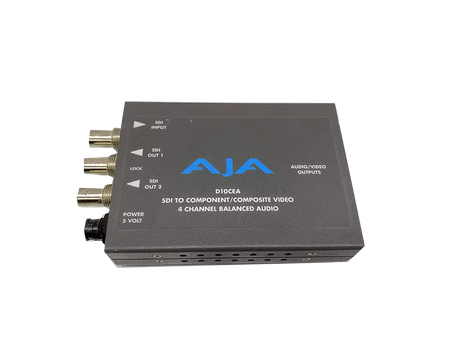 AJA D10CEA SDI to Analog Audio/Video Converter with Patch Cable