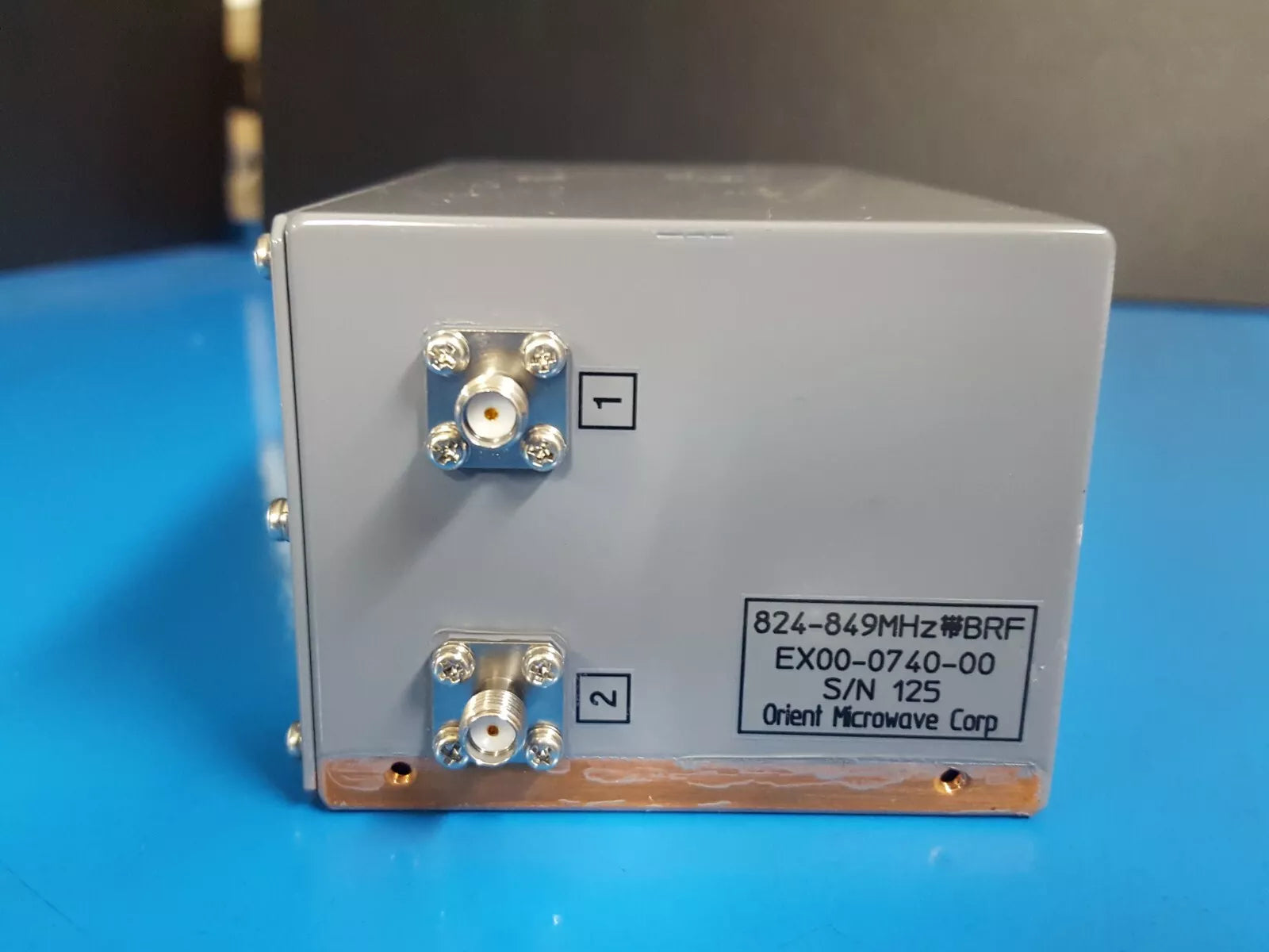 Orient-Microwave EX00-0740-00 Band Reject Filter 824-849MHz (125)