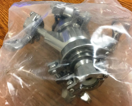 Asepco 1/2/DN15-S31603 Radial-Diaphragm Bottom Tank Valve