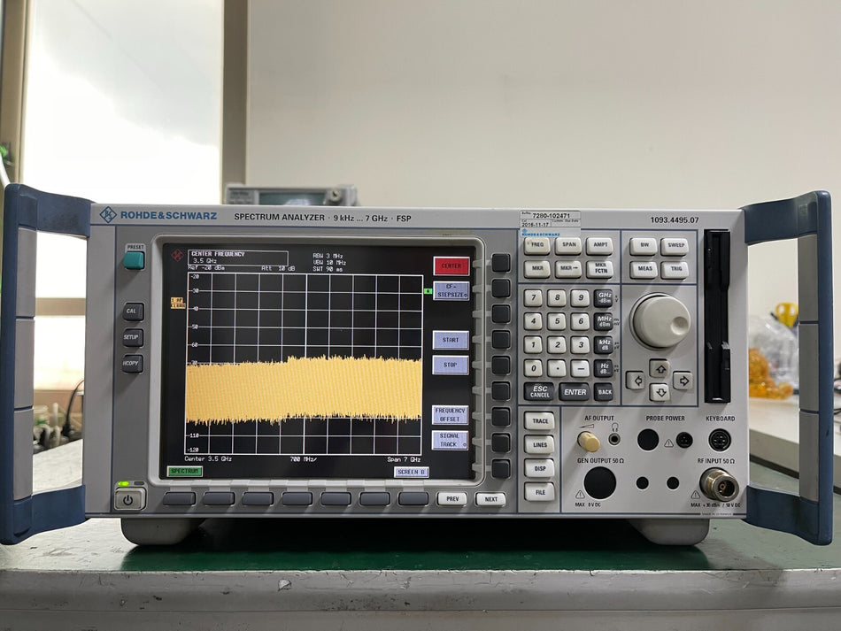 FSP7 Spectrum Analyzer 9 kHz - 7 GHz