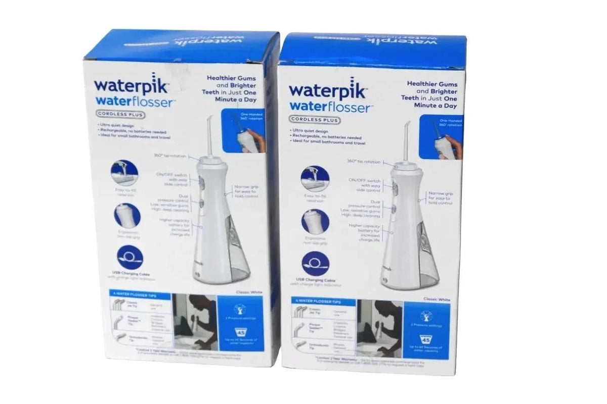 Lot Of 2 Waterpik WaterFlosser Cordless Plus - Free shipping