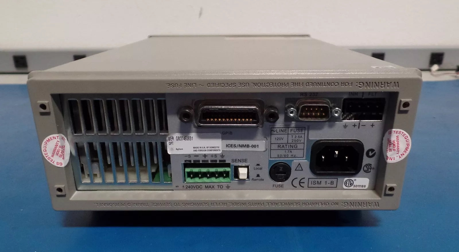 Agilent Keysight 6612C 40 Watt System Power Supply 20V 2A GPIB Precision
