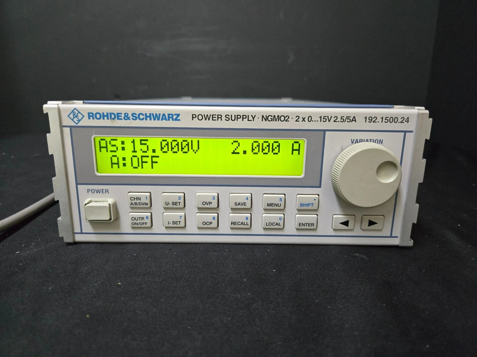 R&S NGMO2 Dual-Channel Analyzer/Power Supply 15V 2.5(5)A (0658)