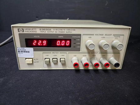 HP E3630A Triple Output DC Power Supply 0-6V 2.5A / 0-±20V 0.5A (5948)