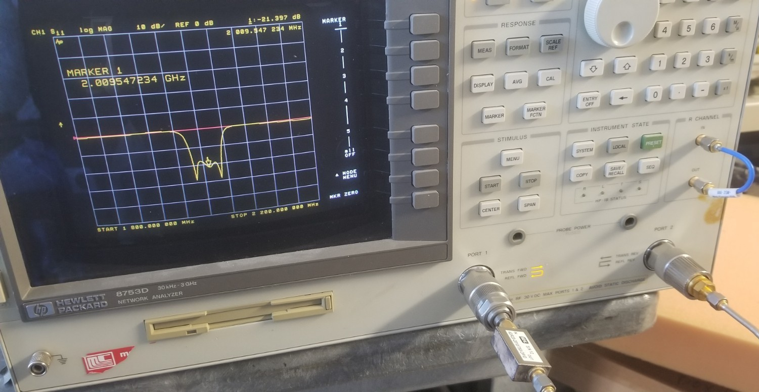 Notch Filter for 2 GHz - K&L Microwave