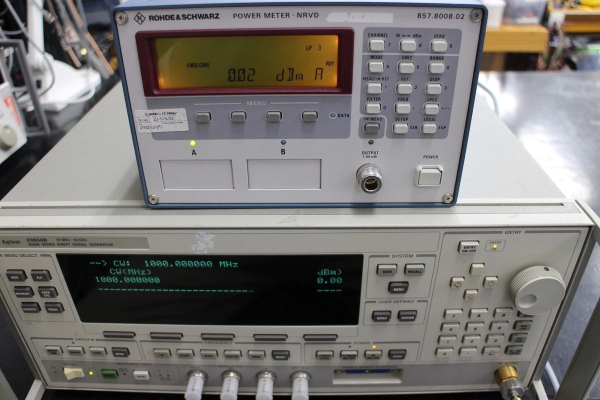 Rohde&Schwarz NRVD + NRV-Z1 Dual Channel Power Meter 10MHz-18GHz