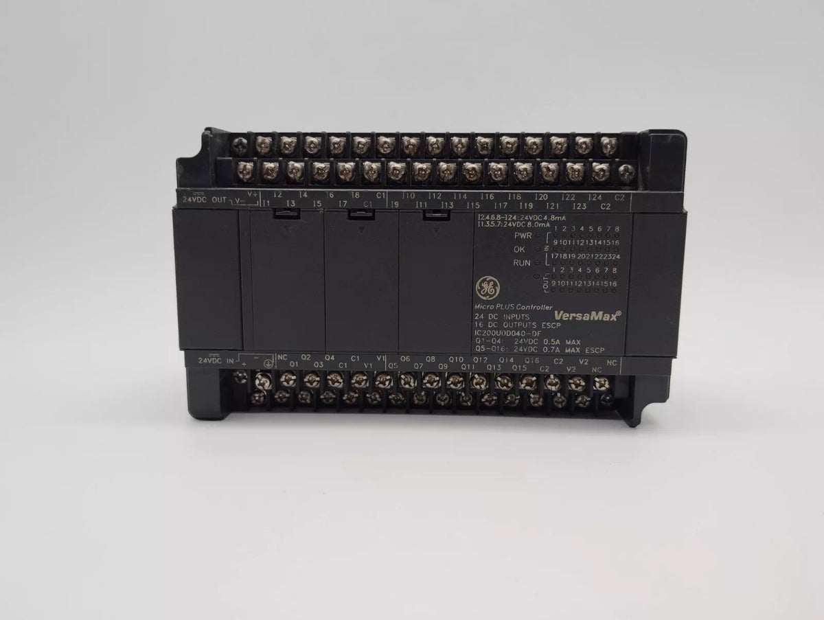 GE FANUC VersaMax IC200UDD040-DF Micro Plus Controller 40 Point PLC
