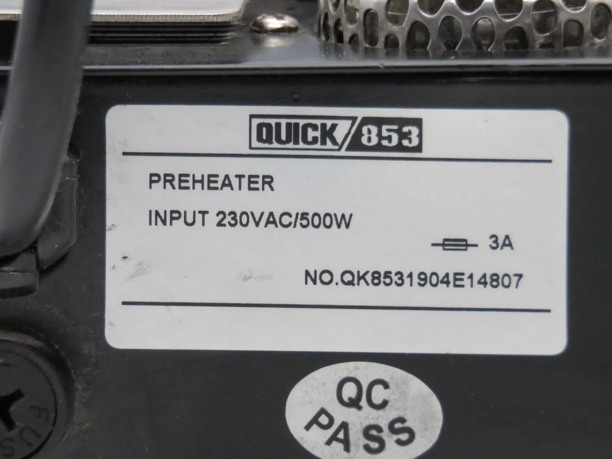 Quick 853 ESD Anti-Static Hot Air Preheater 230VAC 500W Soldering Equipment