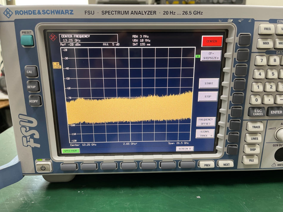 Rohde & Schwarz FSU26 Spectrum Analyzer 20 Hz - 26.5 GHz