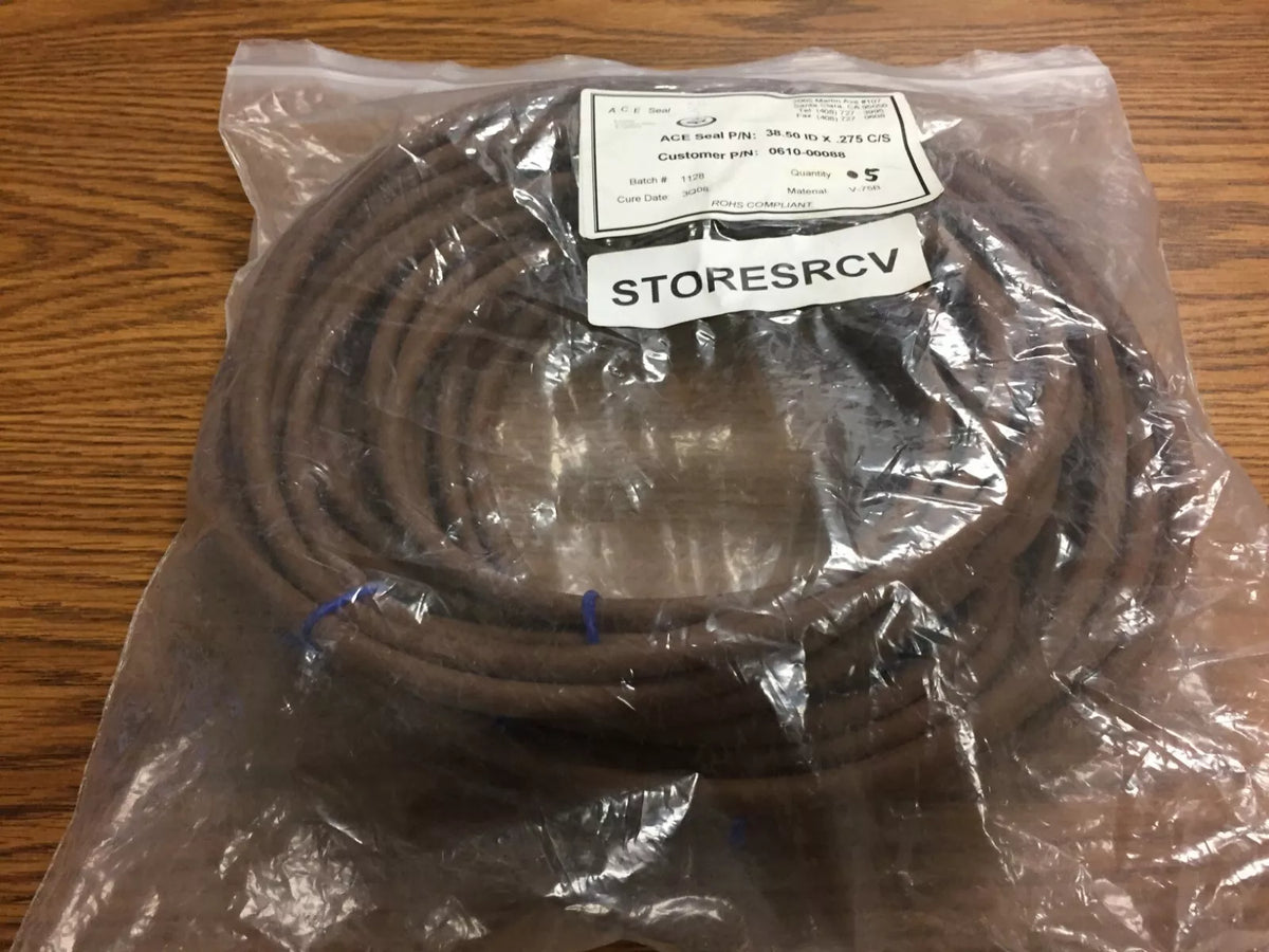 ACE SEAL 38.50” ID X 0.275” Dia V-75B O-Ring Brown Color