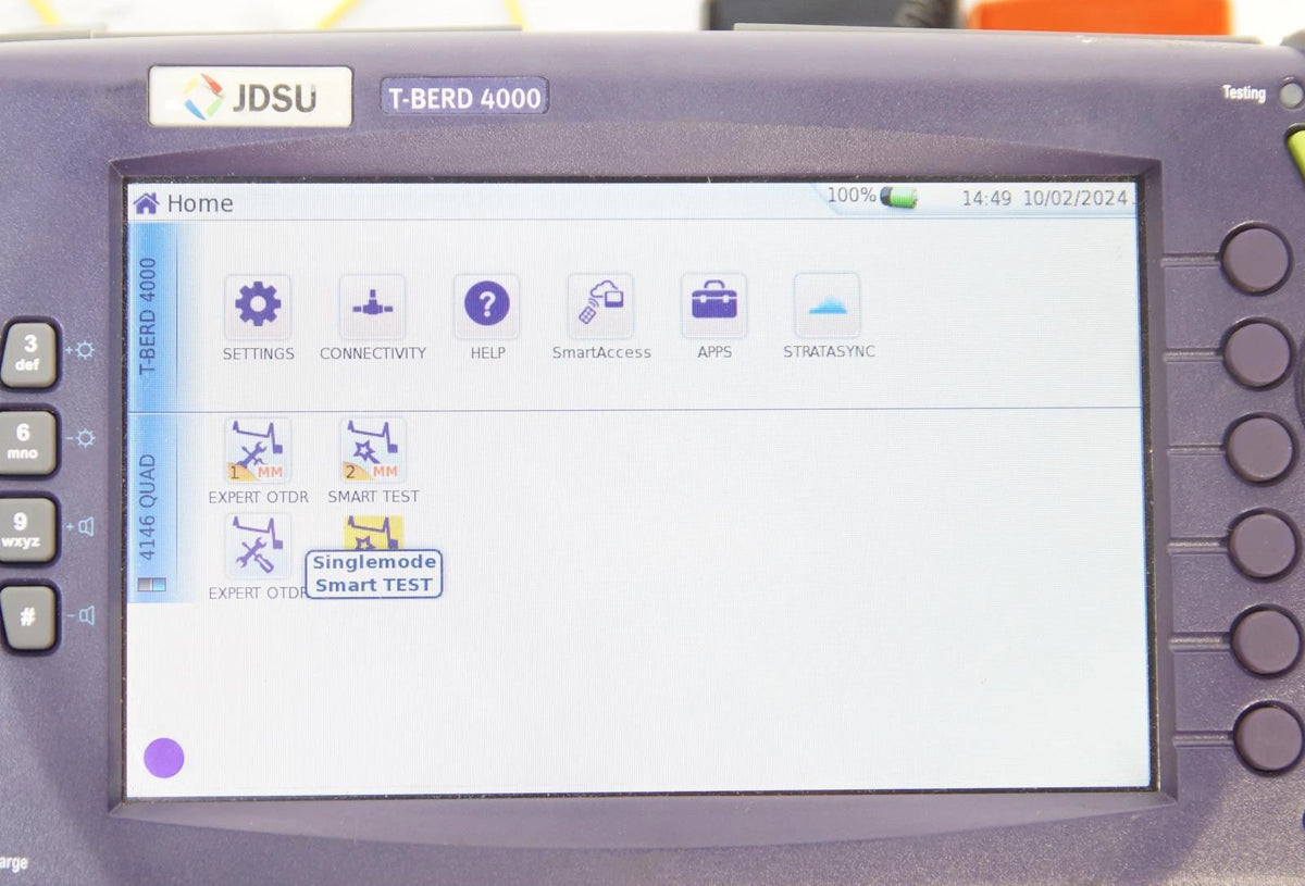 JDSU Viavi T-BERD 4000 OTDR Multitest Platform with 4146 / TB4000-NV-C Modules