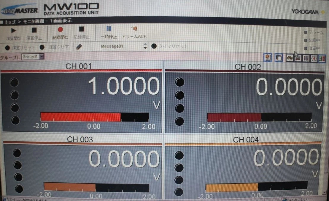 Yokogawa MX110-UNV-H04 4ch Universal Input Modules