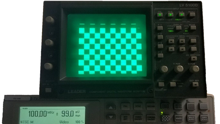 Leader LV-5100D Video Waveform Monitor Vectroscope