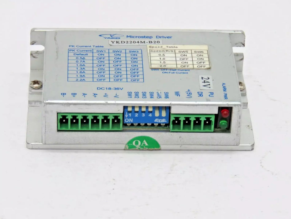 YAKO YKD2204M-B20 Micro Stepper Drive 18-36V DC for Precision Motion Control