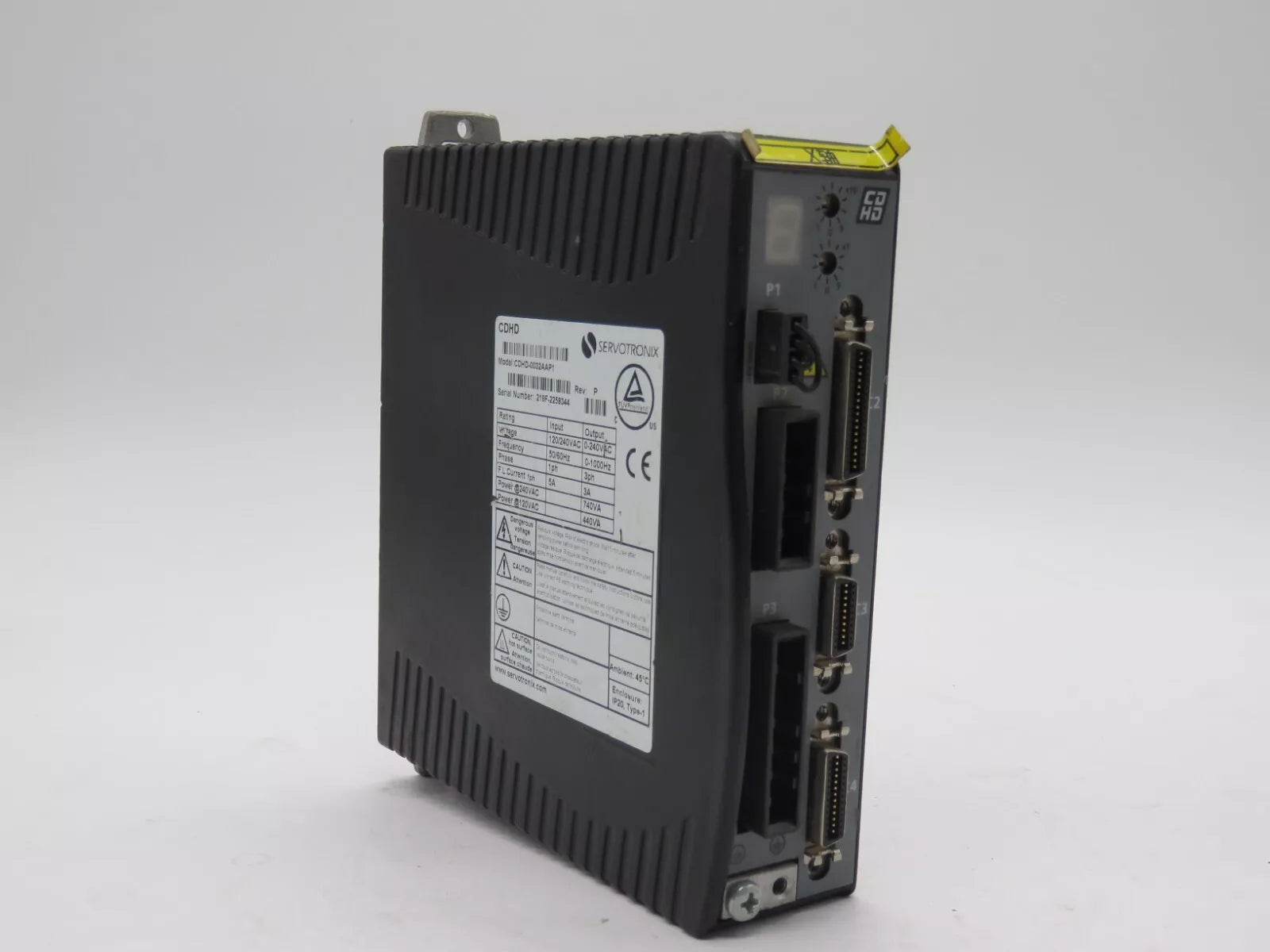 Servotronix CDHD-0032AAP1 Servo Drive CDHD Series 3.5-6 kVA 240 VAC 50/60 Hz