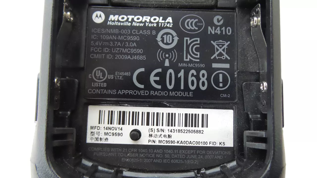 Zebra MC9590-KA0DAB00100 Scanner Handheld Computer